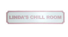 3D Personalised Street Sign, Home, Gift For All Occasions Pink & White 