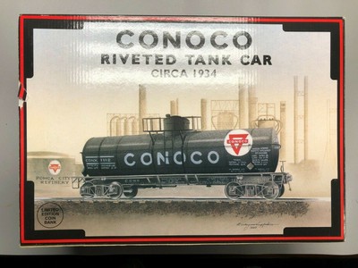 K-LINE No.K-639104 Conoco Oil ''O'' Single Dome Tank / Bank Car ''Limited Edition'' 
