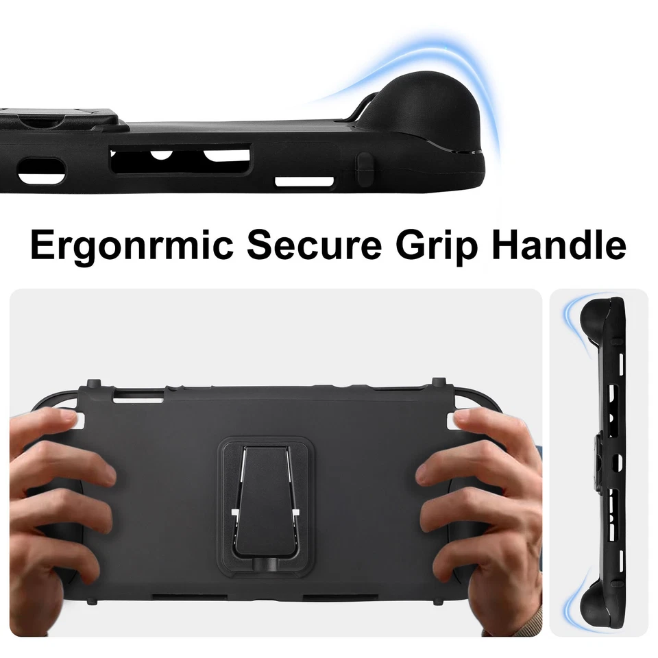 Protective Cover Case for Nintendo Switch 2 (2025) with Ergonomic Grip Kickstand - Image 4 of 4