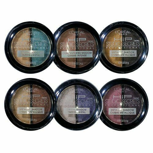 BUY 3 GET 1 FREE (Add 4 to Cart) Loreal HIP Studio Secrets Eye Shadow Duo  - Picture 1 of 45