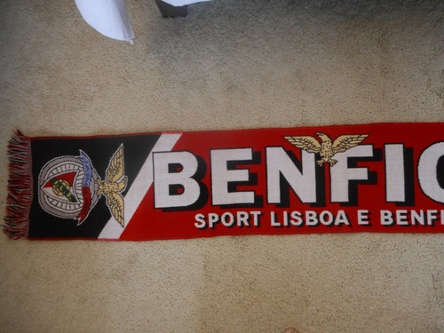 Sport Lisboa E Benfica Banner Scarf ? Professional Football Club Portugal - Picture 2 of 8