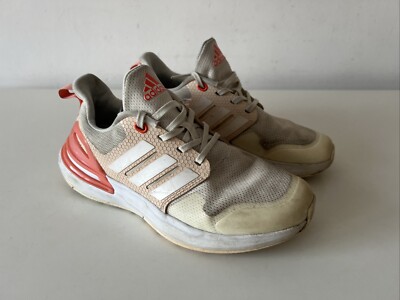 Adidas Rapida Sport Bounce Sneaker ID2385 Unisex UK Größe 1 Weiß Pink