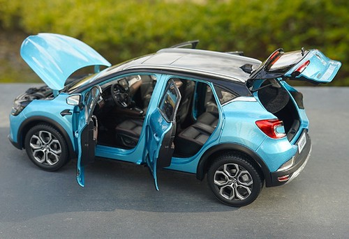 Renault Captur 2019 escala 1/18 modelo de coche diecast azul colección de juguetes regalo nuevo en caja - Imagen 5 de 6