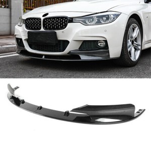 Car Front Bumper Spoiler Lip For 12 18 Bmw F30 3 Series M Sport Carbon Fiber Ebay