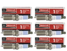 6 Spark Plugs OEM FORD MOTORCRAFT SP411 AYFS22FM Finewire Platinum