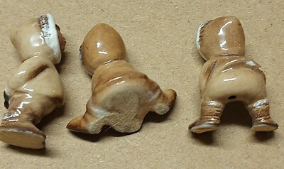 スキーベアー Hagen Renaker スキーベアー Hagen Renaker Lot 3 Vintage Miniature Hagen Renaker