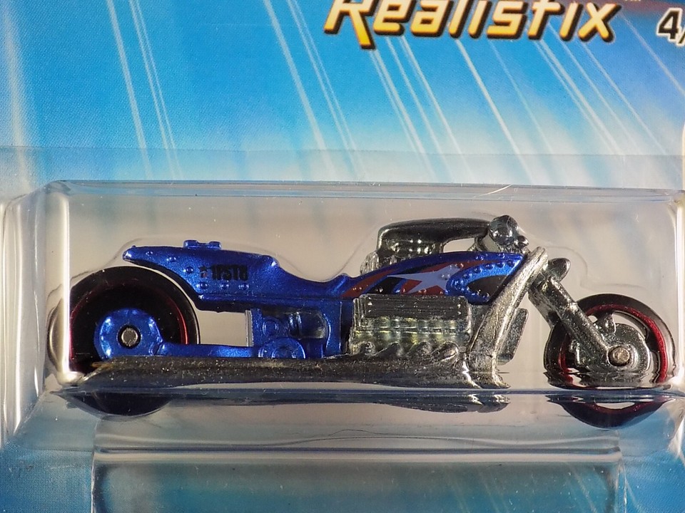 Hot Wheels 2005 #004 Realistix First Editions Airy 8 – Moto Diecast 1:64, Nuova In Scatola