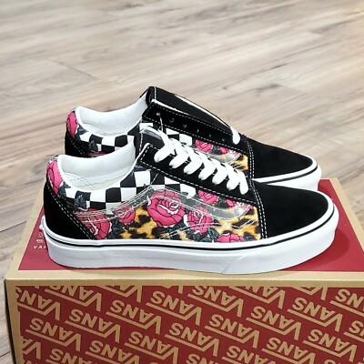 cheetah rose vans