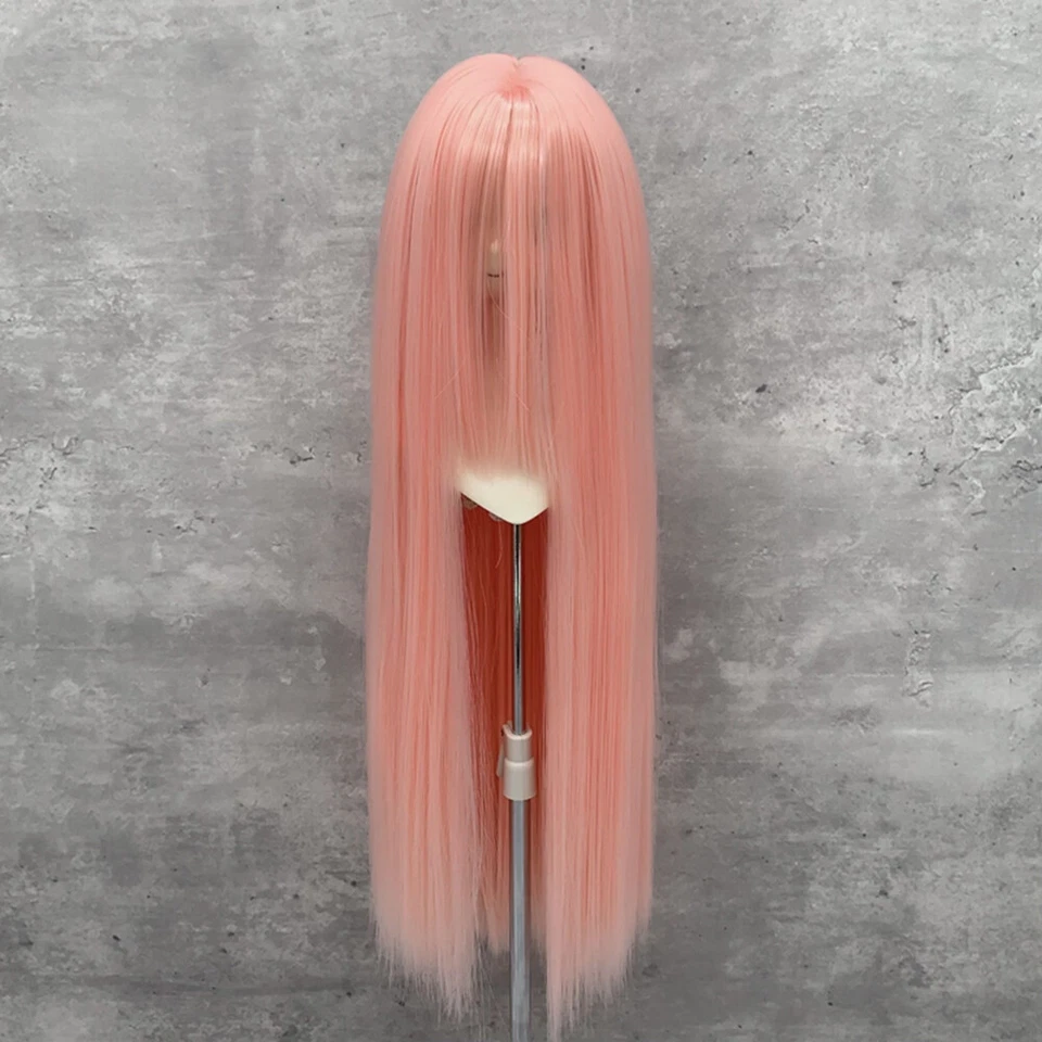 Muñecas Yutotue pelo liso con flequillo largo pelucas para muñeca 1/3 1/4 1/6 BJD SD hágalo usted mismo Foto 4 de 4