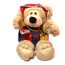 Vintage Marchon Toys 1985 Cuddlin Country Bears 18" Plush Mary Louise Stuffed