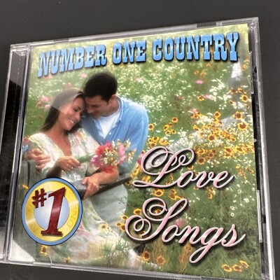 NUMBER ONE COUNTRY LOVE SONGS RARE 14 TRACK CD Razor & tie Record Label