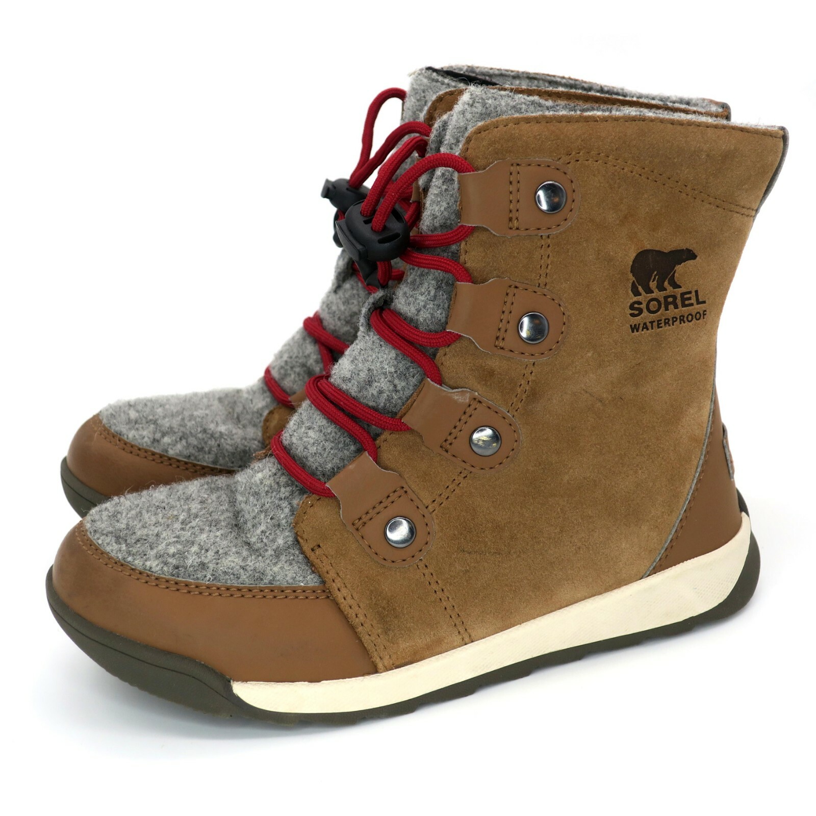 Suede Brown Insulated Boots Waterproof 