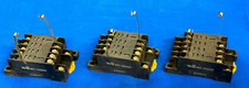 OMRON RELAY SOCKET BASE P/N: PTF14A   10A   250V  14 PIN  (LOT OF 3)