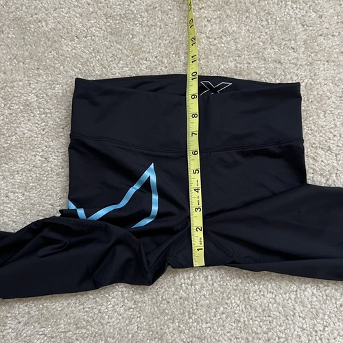 2XU Ice X Capri Compression Tights Leggings Active Running Wm Size Small Black - Picture 10 of 12