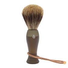 eShave Fine Badger Shaving Brush Smoke Brand New