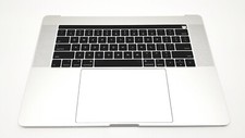 OEM Apple Macbook Pro 15 A1707 Palmrest Keyboard Trackpad Battery Silver Grade D