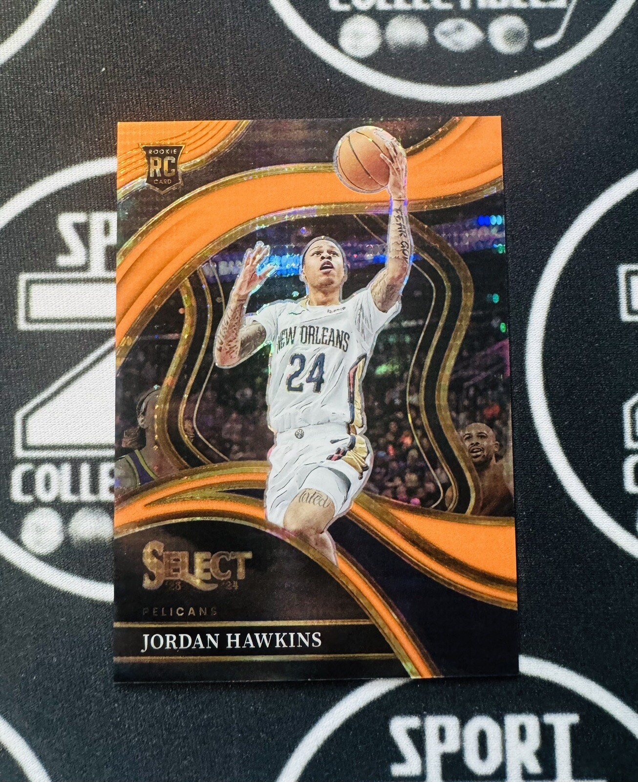 2023-24 Select Jordan Hawkins #280 Courtside Neon Orange Pulsar FOTL RC /15