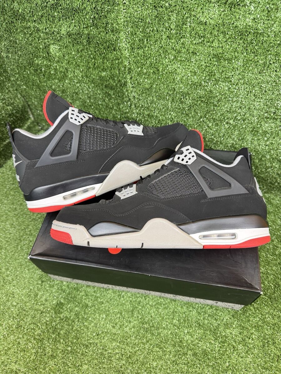 Nike Air Jordan 4 Retro OG Bred '19 Size 13 308497-060 OG Nike Air Jordan 4 Retro OG Bred '19 Size 13 308497-060 OG