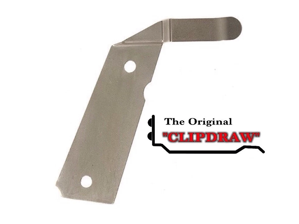 Clipdraw Belt Clip for 1911 Colt Defender Lightweight Compact Conceal Carry OM-S - Image 2 of 4