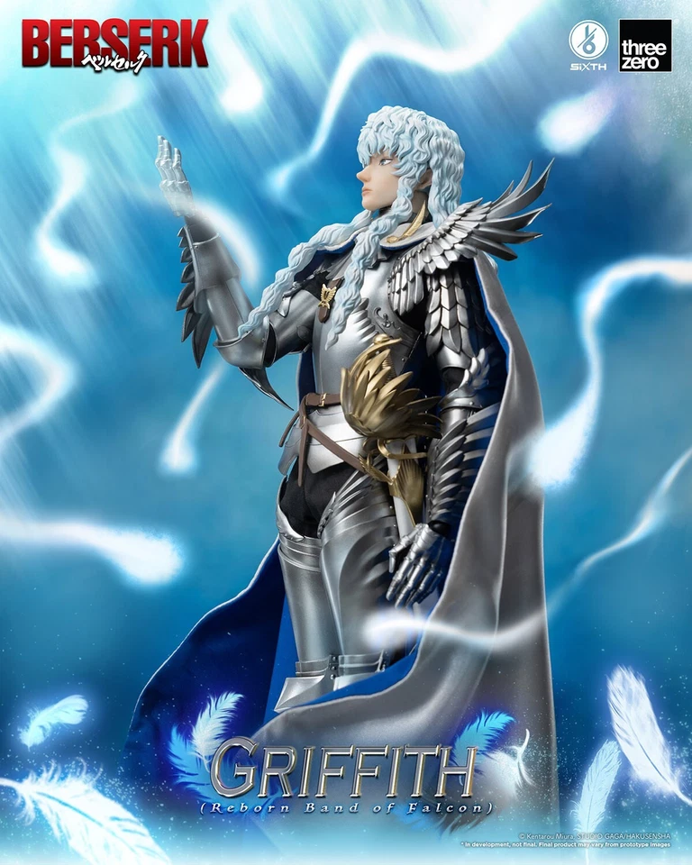 Figura de acción Berserk Griffith El Halcón de la Luz 1/6 Threezero Sideshow Foto 3 de 4