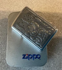 Genuine Brand New 1996 ZIPPO Lighter Rare BARRETT SMYTHE  X-RAY INSIDE A ZIPPO 