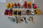 hotwheel collectible vintage tow/cement truck schoolbus diecast airplane blimp
