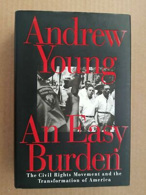 Andrew Young, An Easy Burden, HCDJ 1st/1st F/F Civil Rights Memoir vg