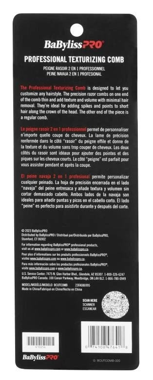 Pente texturizante profissional BaBylissPRO | BCUTCOMB - Imagem 4 de 4