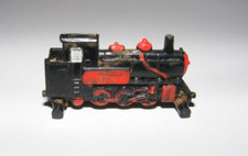 DDR Souvenir  Miniatur Plastik Modell Silhouette Dampflokomotive Dampflok Lok