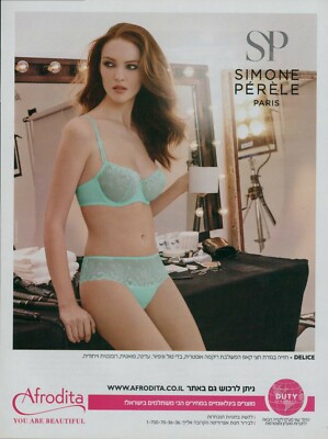 Simone Perele Dessous Magazin Print Anzeige BH Höschen Höschen Strumpfwaren S...