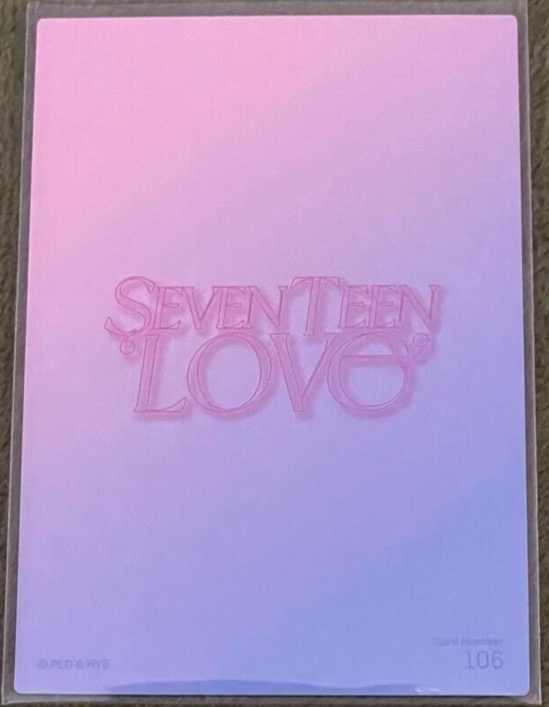 SEVENTEEN JEONGHAN LOVE 2023 JAPAN FAN MEETING Official Photo card