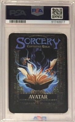 Sorcery TCG Browse β foil 2023 Sorcery Contested Realm PSA 9 Sorcerer FOIL Avatar BETA Box