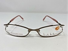 Nicole Miller Eyeglasses Frame Chintz Ballerina Brown 51-17-135 Brown/Pink B787