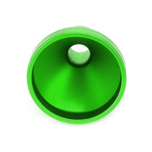 Aluminum Motorcycle Motorbike 20mm Funnel Engine Oil Filler Universal - Green E2 - Picture 8 of 11