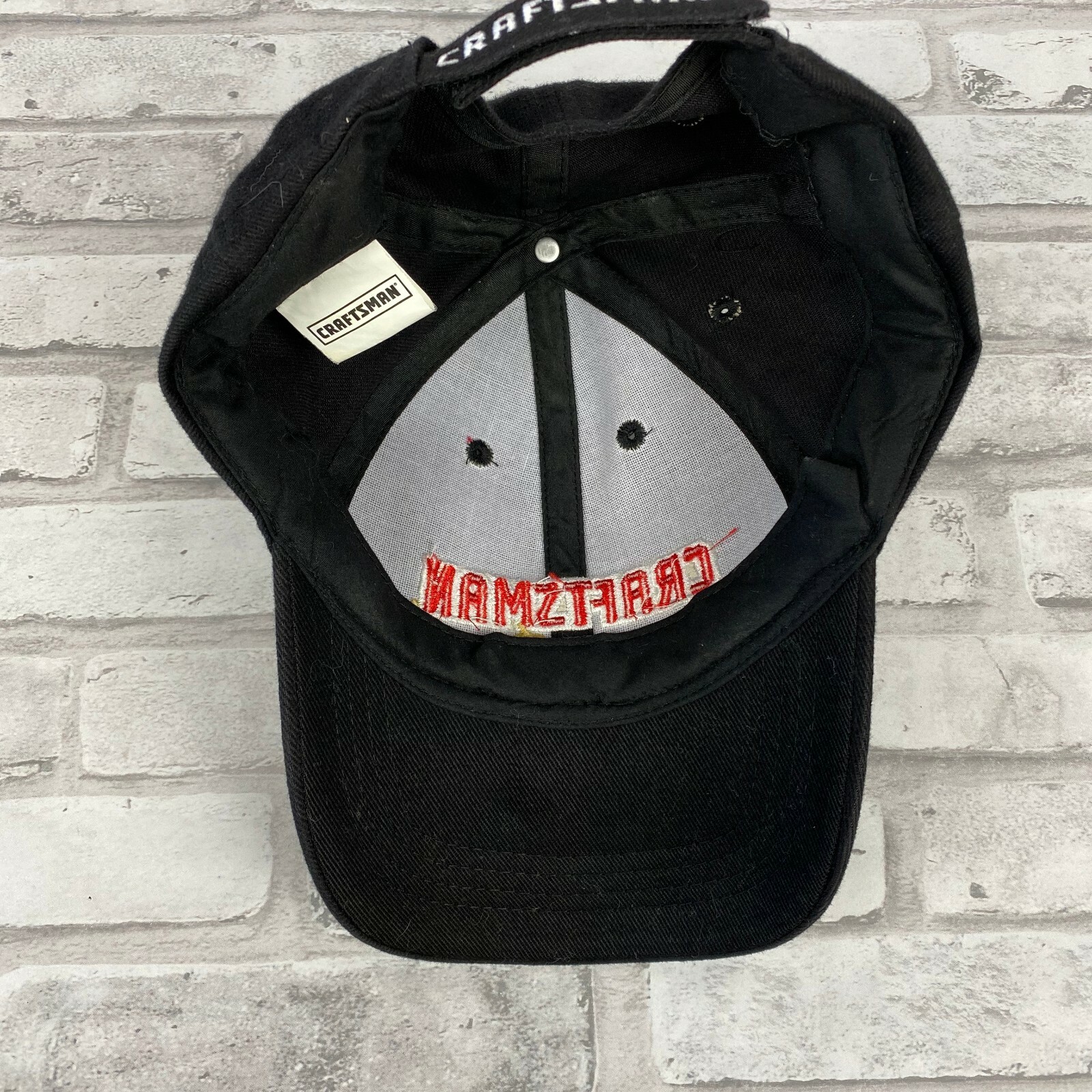 Craftsman Tools Adjustable Strapback Black Hat, M… - image 5