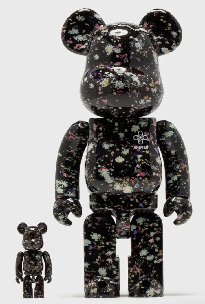 MEDICOM BE@RBRICK BEARBRICK ANEVER BLACK 100% & 400% SET | eBay