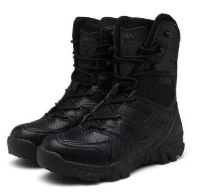 Calze Militari 4 Paia 4 Paia Calze Militari Da Combattimento - Per Stivali, Trekking, Outdoor, Taglie 10-13 E 13-15, Colori Nero/verde/beige Calze Trekking Cotone Nylon - Foto 6