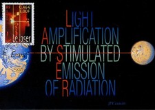 MAXIMAPHILIE / CARTE MAXIMUM PREMIER JOUR / LE LASER  2001 PARIS
