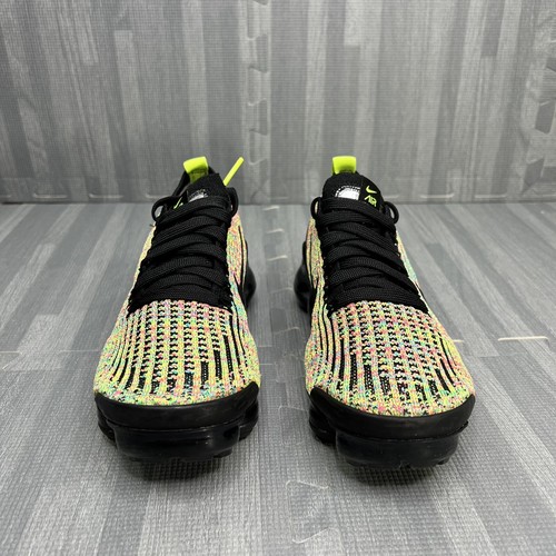 Nike Air Vapormax Flyknit 3 Multi Volt scarpe da ginnastica da donna taglia 5,5 AJ6910-004 nuove - Foto 5 di 9