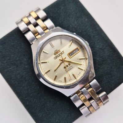 Vintage ORIENT tristar 3 star AAA crystal CA 469LT4 8A Japan Men