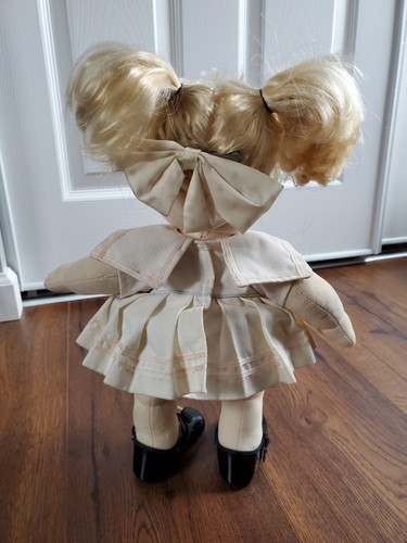 Mein Kind Puppe 1985 blonde Haare grüne Augen Matrosen Outfit - Bild 10 von 20