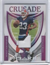 2007 Leaf Rookies & Stars Crusade Purple Prime Jersey Marshawn Lynch RC 8/25