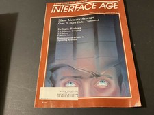 INTERFACE AGE MAGAZINE VINTAGE AUG 1983 RARE LAST ONE QTY-1