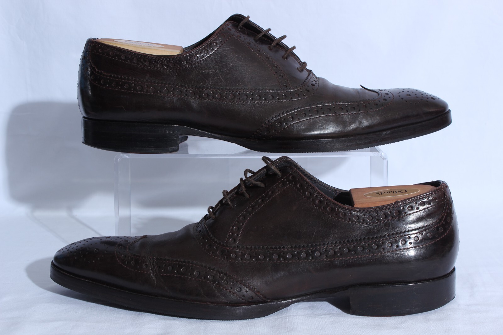 SAOLA TO BOOT NEW YORK Wingtip Brogue Oxford scarpe eleganti Made in Italy uomo taglia 11 5