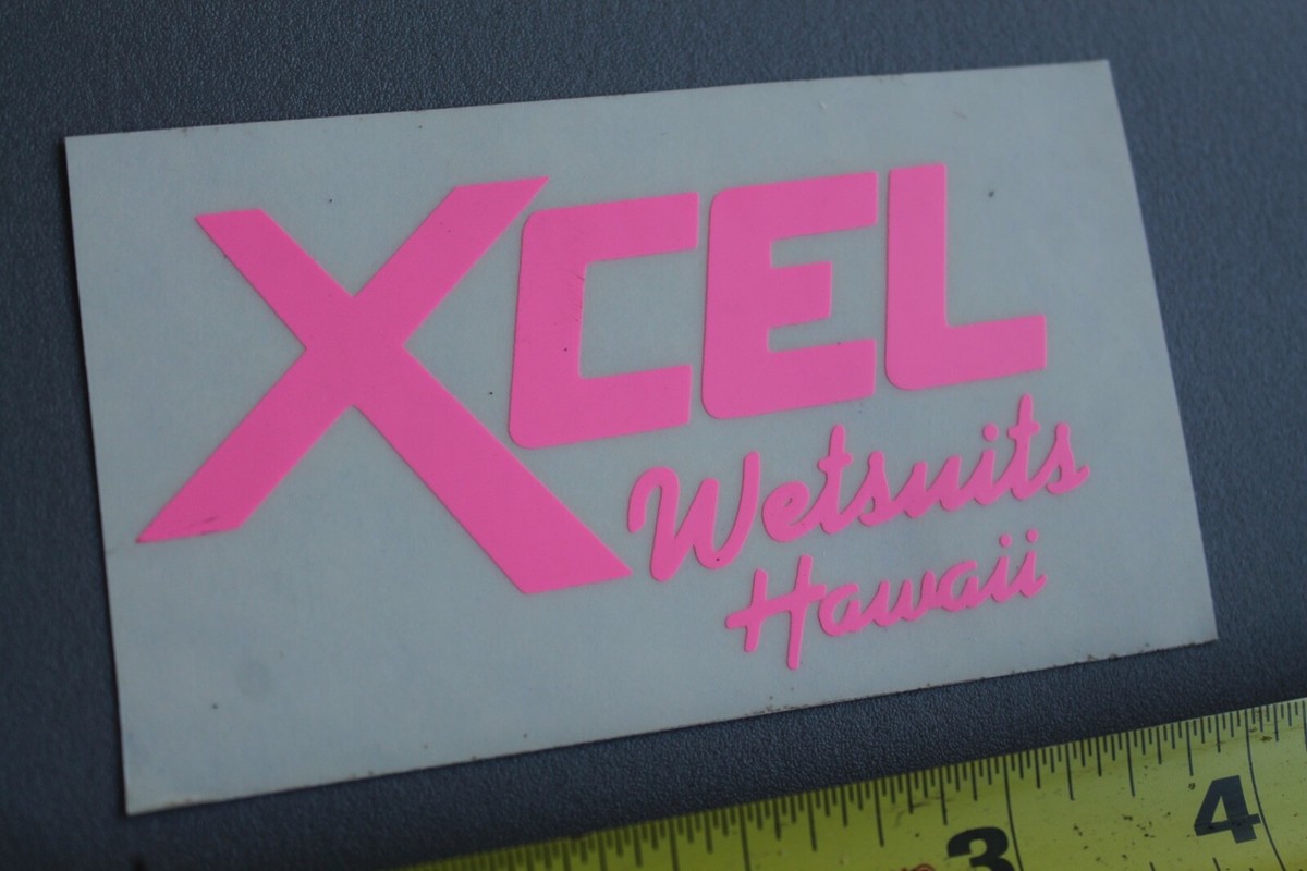 【pink hawaii】 XCEL Wetsuits Hawaii Clear Neon Pink 80's Original V58A
