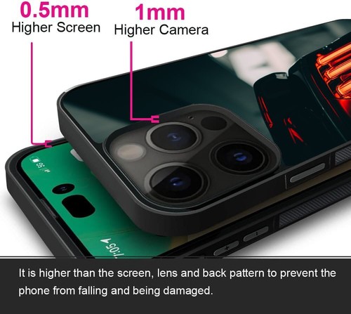 For Apple iPhone Samsung Galaxy S24 TPU Phone Cover Luxury cars Classic - Picture 18 of 25