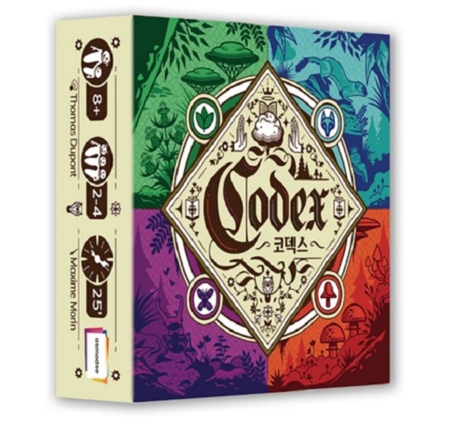 Codex Mini Card Board Game Asmodee Strategy Positioning Score Game