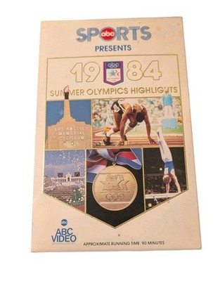 Continental Video VHS 1984 LA Summer Olympics Highlights USA Gymnastics Swimming