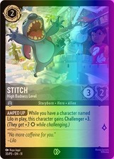 Stitch - High Badness Level 35/139 Disney Lorcana Promo Cards NM FOIL- Promo