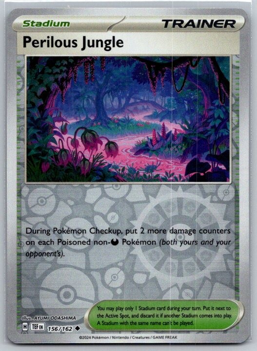 Perilous Jungle 156/162 Uncommon Temporal Forces Pokemon Reverse Holo Near Mint